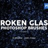 45 Broken Glass Photoshop Stamp Brushes Vol. 2